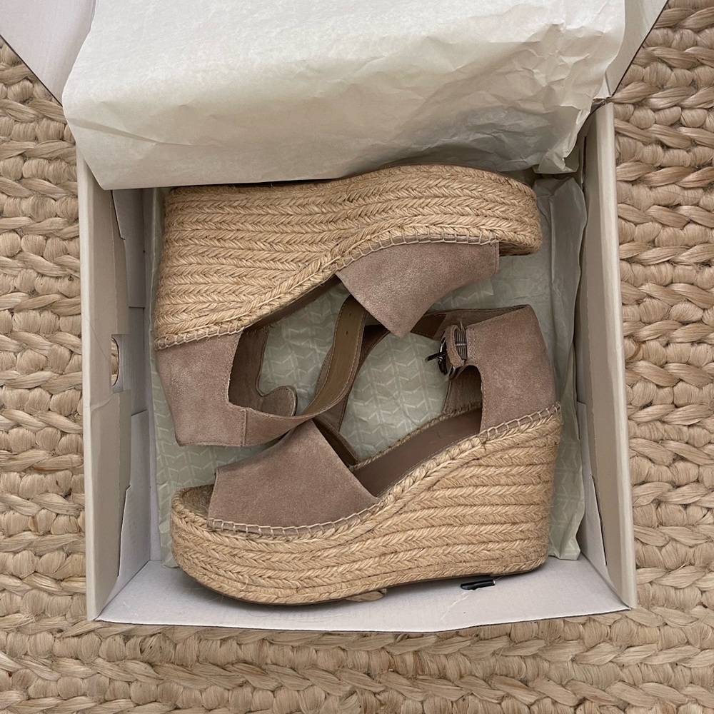 Marc Fisher Alida Suede Wedges